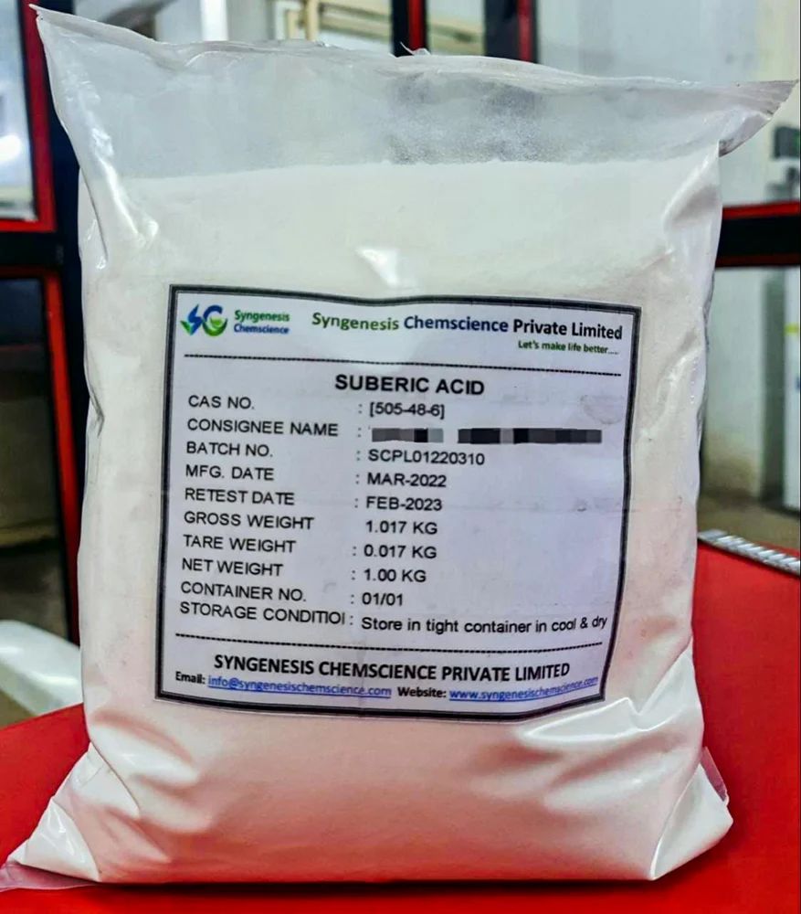 Suberic Acid / Octanedioic Acid / 1,8-Octanedioic Acid at Rs 3950/kg ...