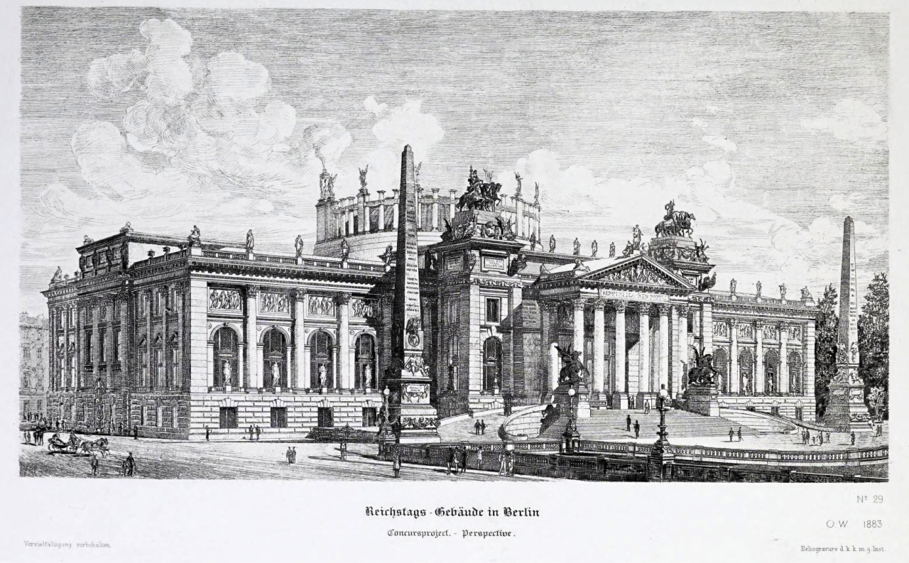 Otto Wagner’s competition design for the Reichstag, Berlin