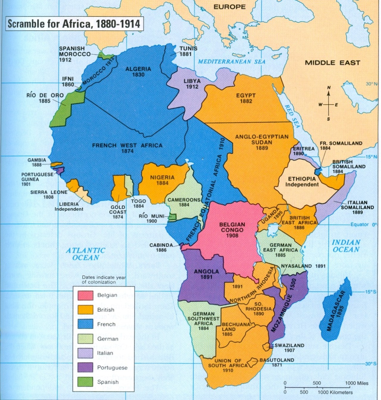 Mapa Mapas Del Colonialismo E Imperialismo Europeo Africa Map Map ...