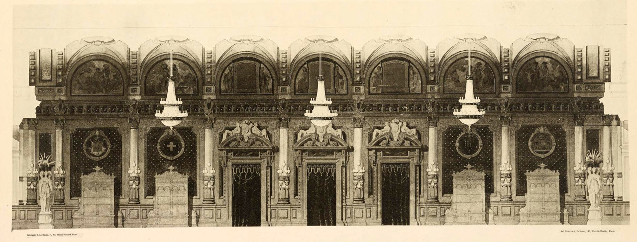 Design for a ballroom, France