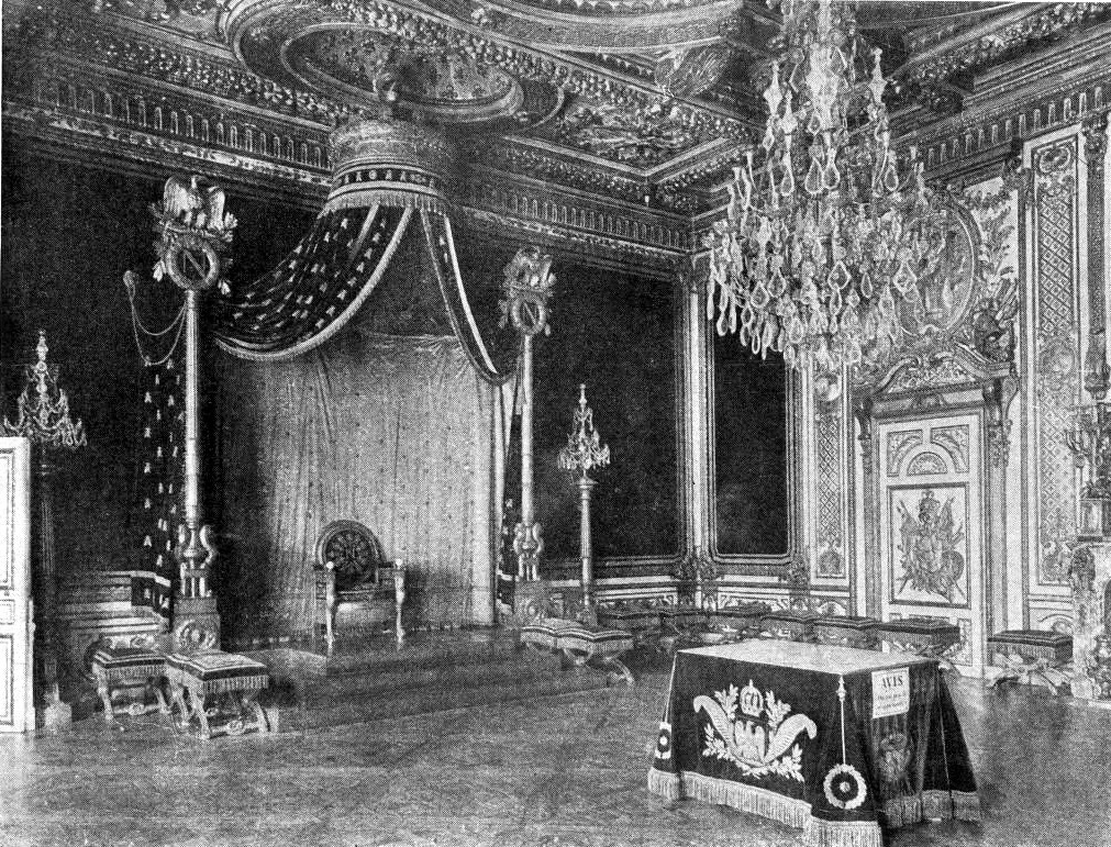 Inside the Throne Room of the Palais de Fontainebleau