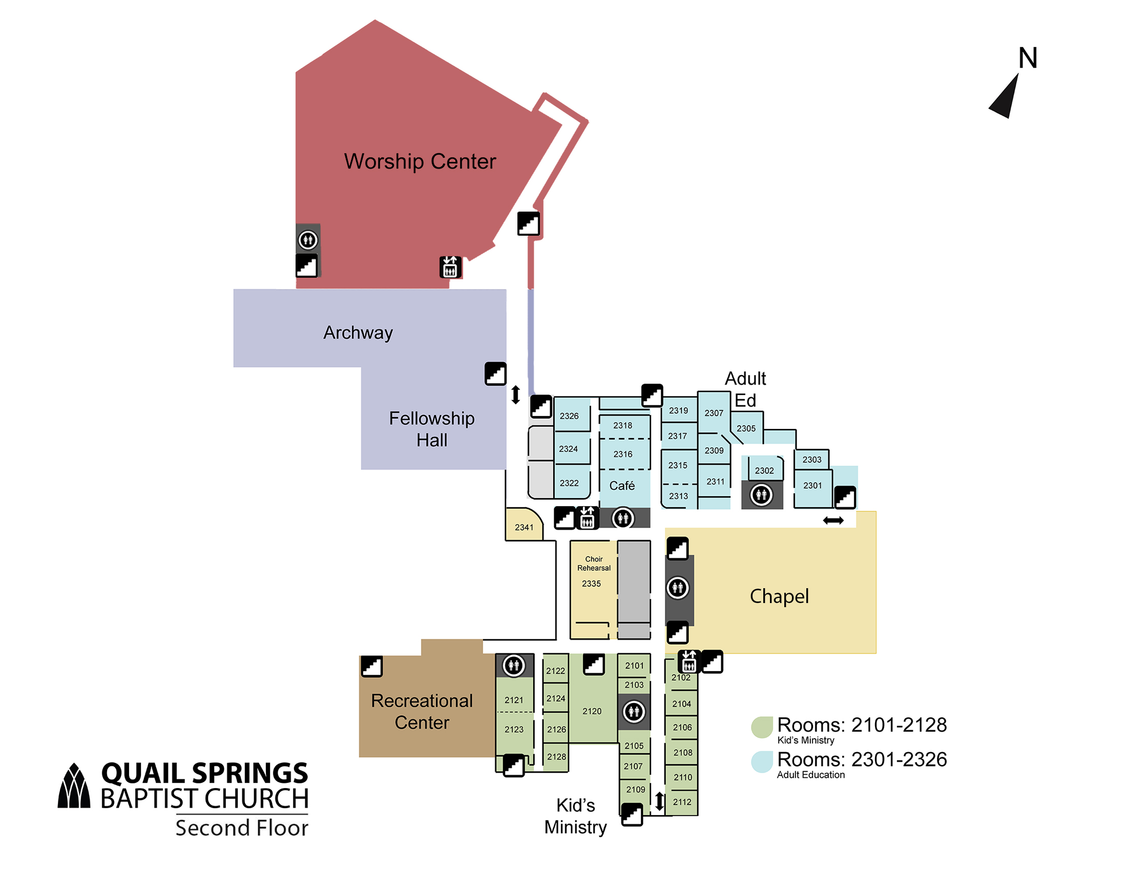 Campus Map | Quail Springs Baptist Church