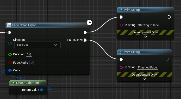 Fade Color Async Node