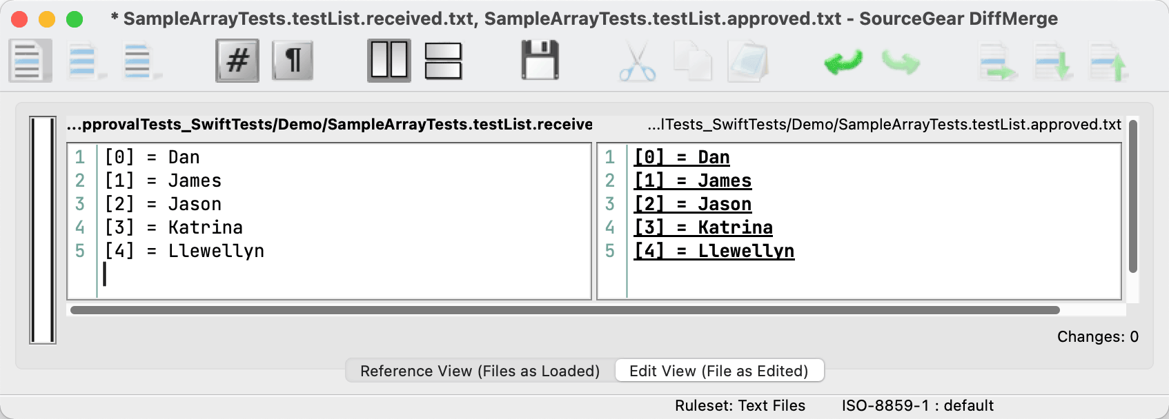 Results copied from received to approved