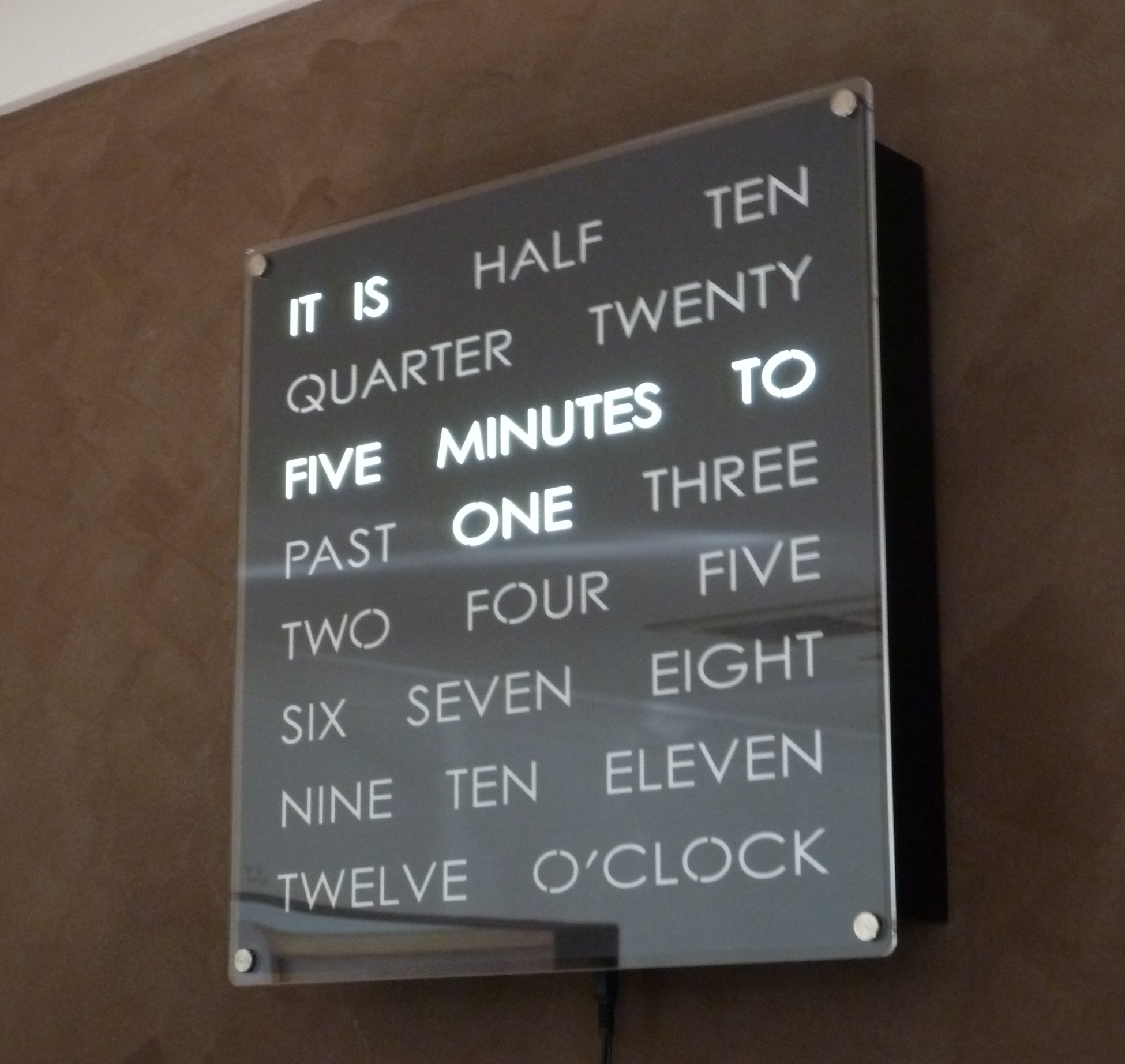 Picture of a Word Clock