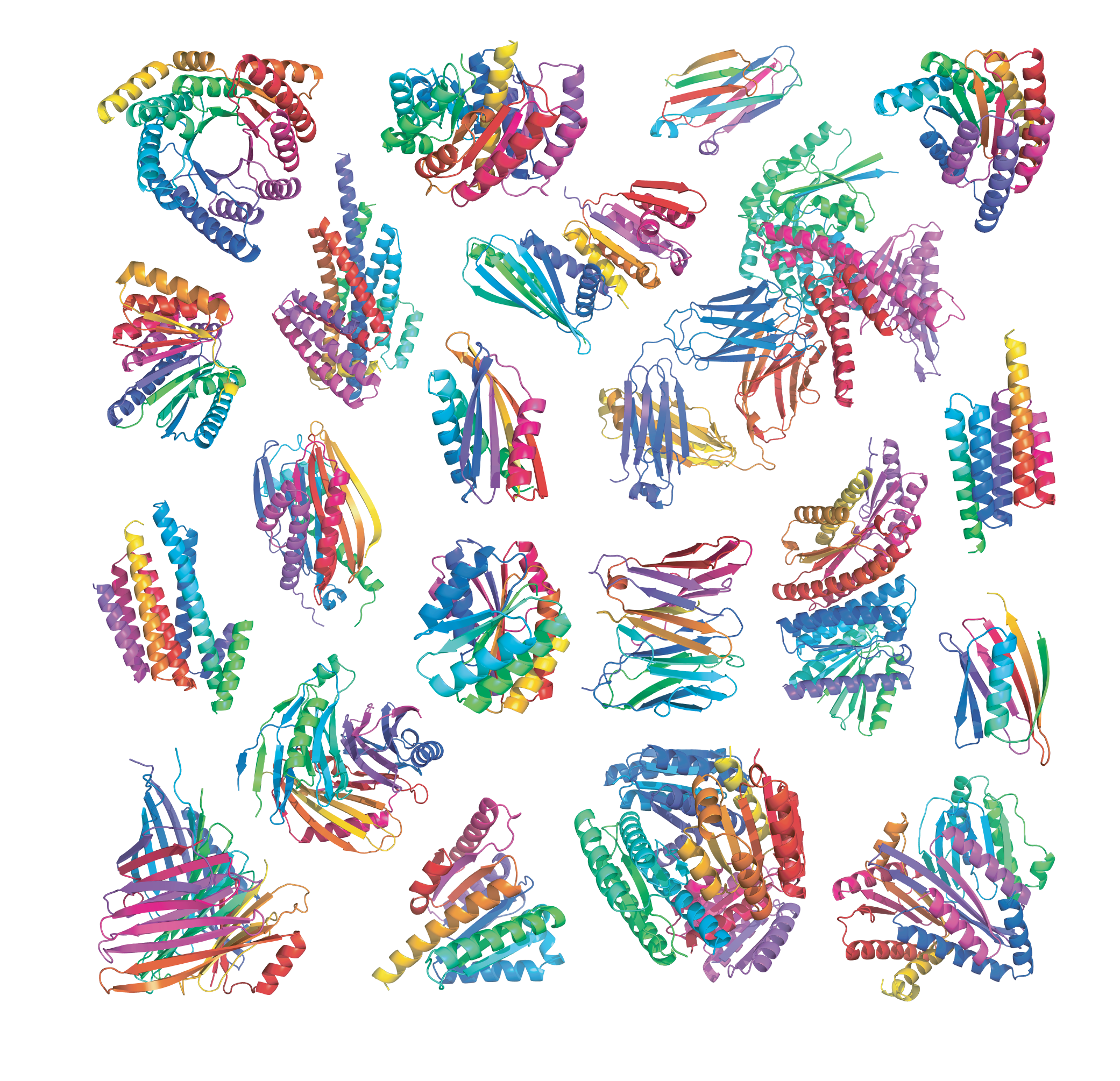 Generated protein examples