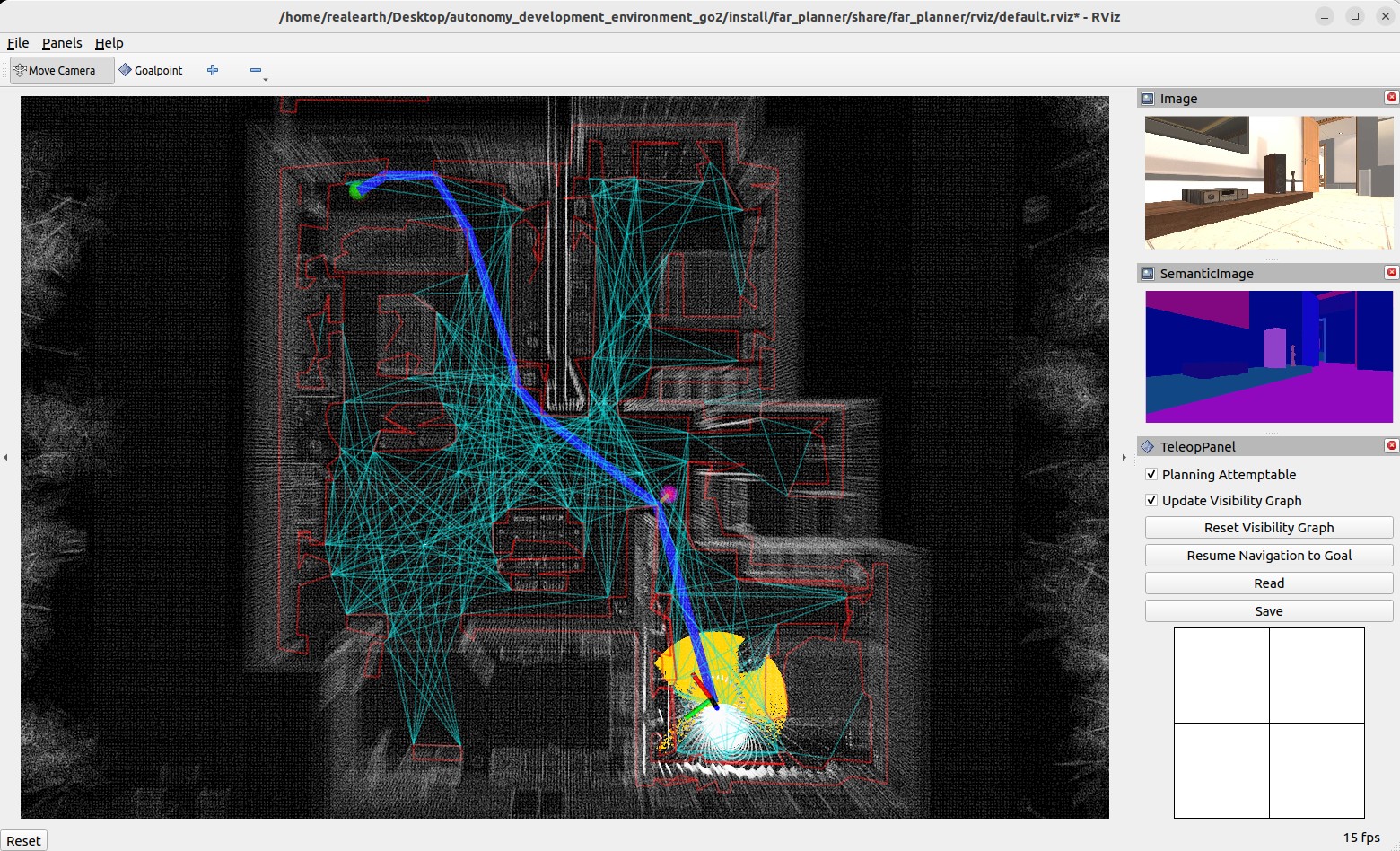 RVIZ with Route Planner