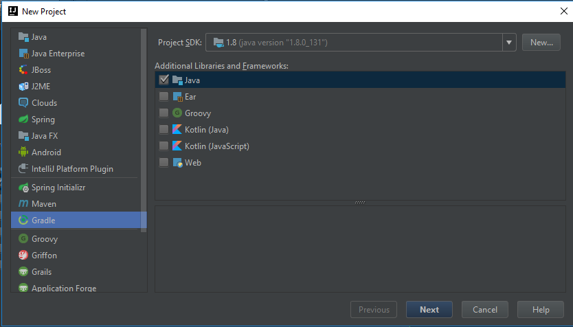 IntelliJ - Create Java project