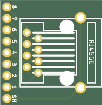 PCB top view