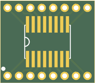 PCB top view