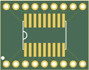 PCB top view