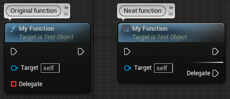 An example of this plugin, showing three nodes, two of which are created by this plugin.
