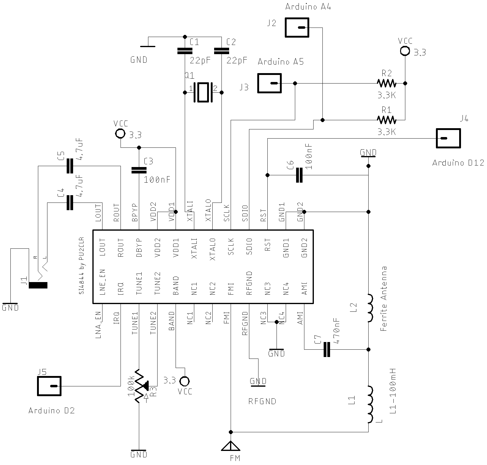 schematic SI4844 minimal circuit