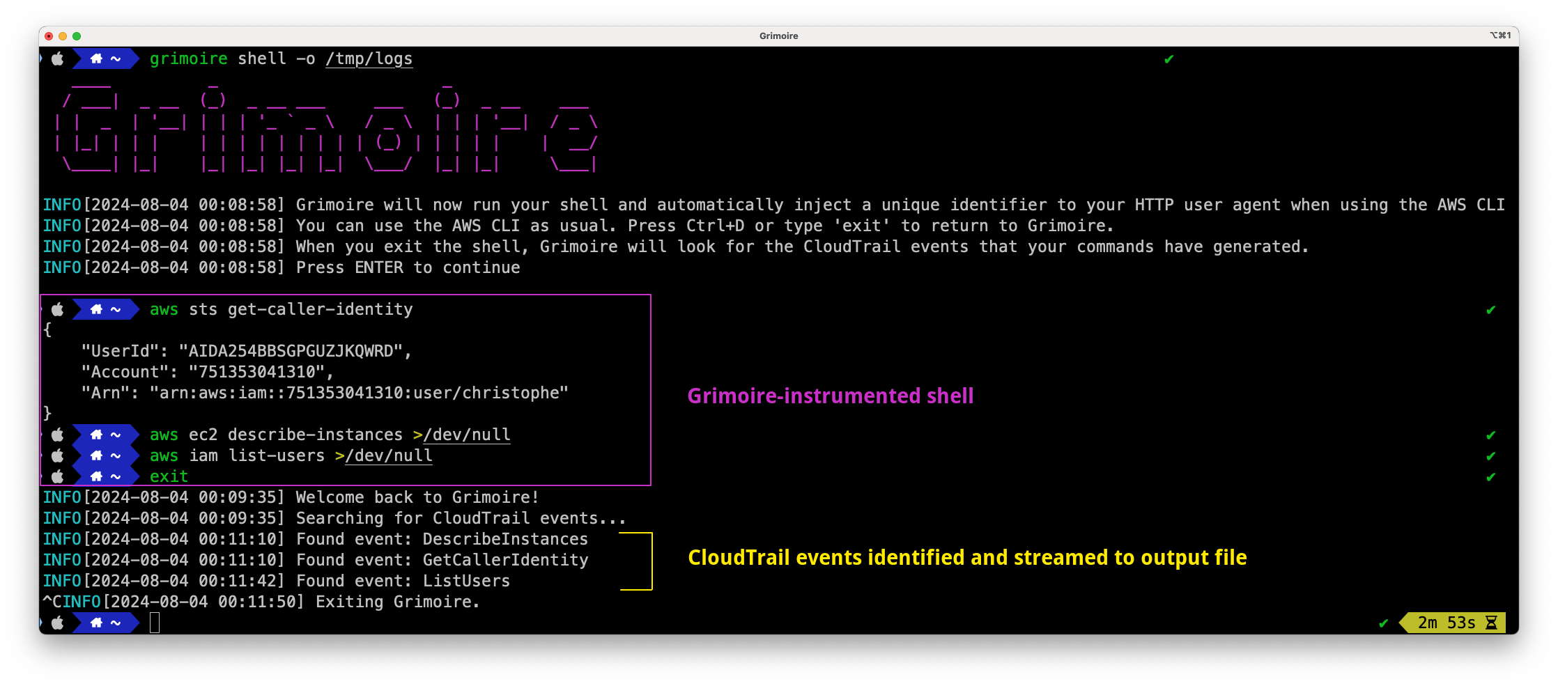 Terminal screenshot