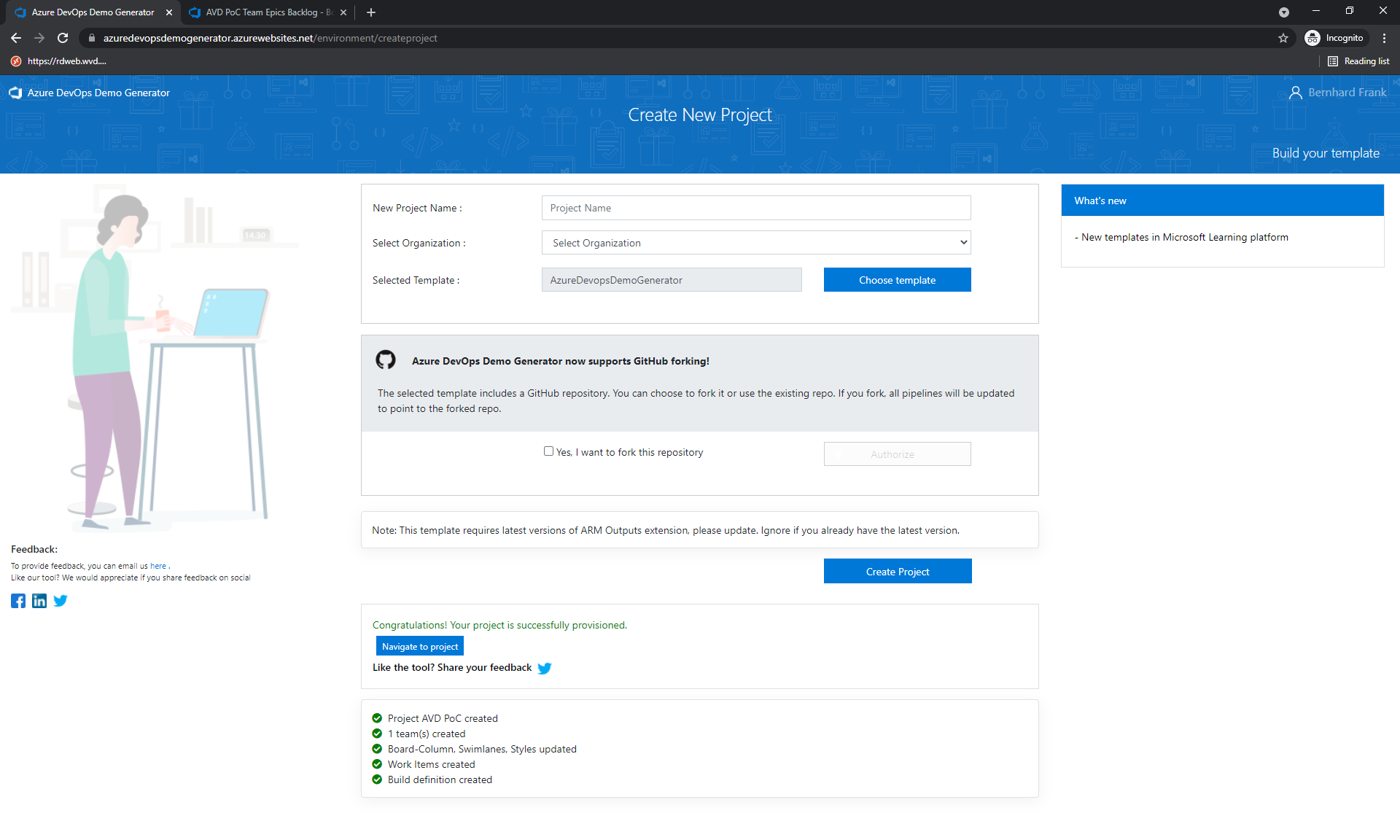 Azure DevOps Demogenerator