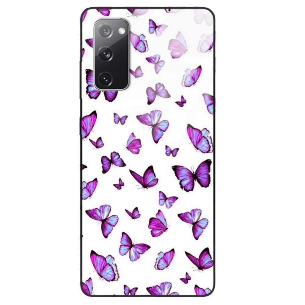 Etui Szklane Do SAMSUNG S20 LITE Butterfly Motyle Skrzydła Wiele Wzorów ...