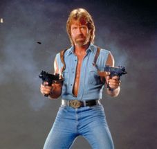 Chuck Norris Guns meme