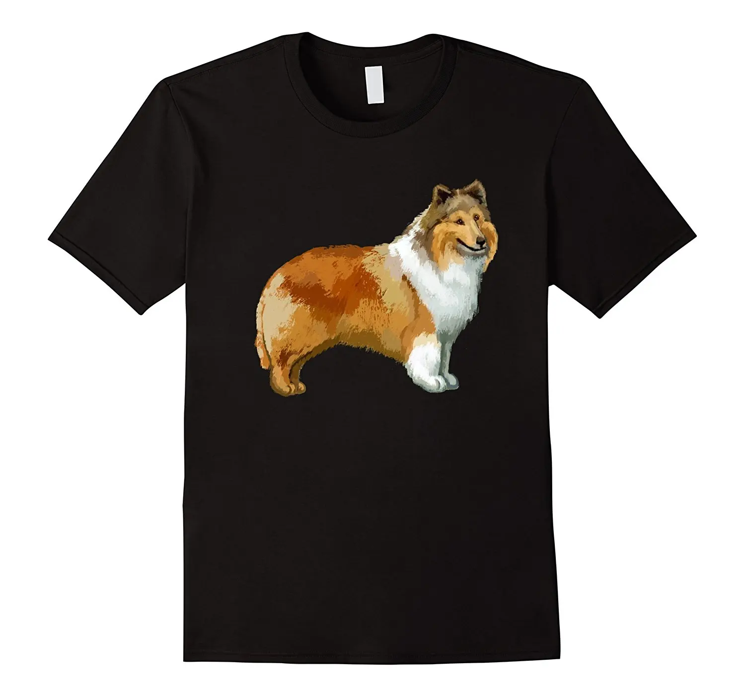 Designer T Shirts Tall Shetland Sheepdog Dog T Shirt