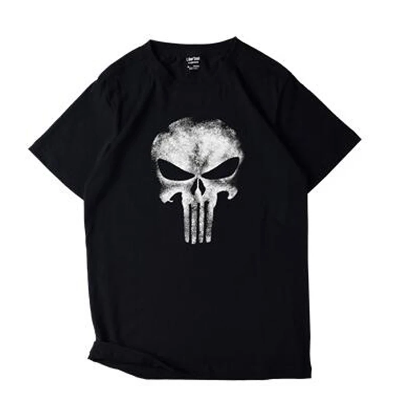 2018 Punisher T shirts for Men T shirt Cotton Fashion Brand Men Casual ...