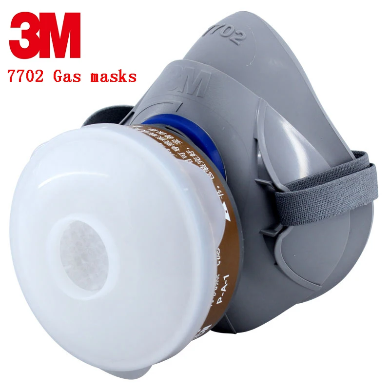 3 M 7702 jenis Canggih Silikon pelindung masker Nyaman lembut ...