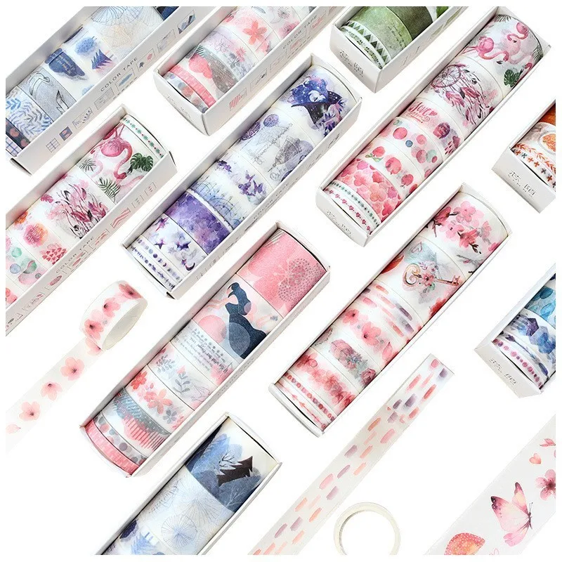 color aesthetics washi paper tape adhesive tape