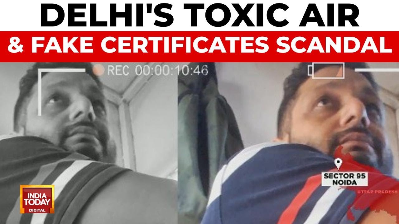 Delhi NCR air quality and fake pollution certificates