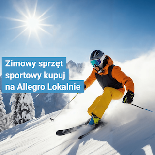 Zimowy sprzęt sportowy kupuj na Allegro Lokalnie