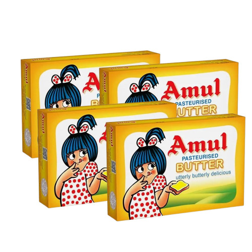 AMUL BUTTER SALTED 4 X 100GM