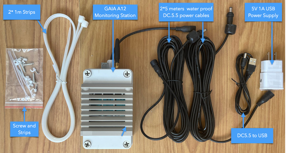 GAIA A12 air quality monitoring station