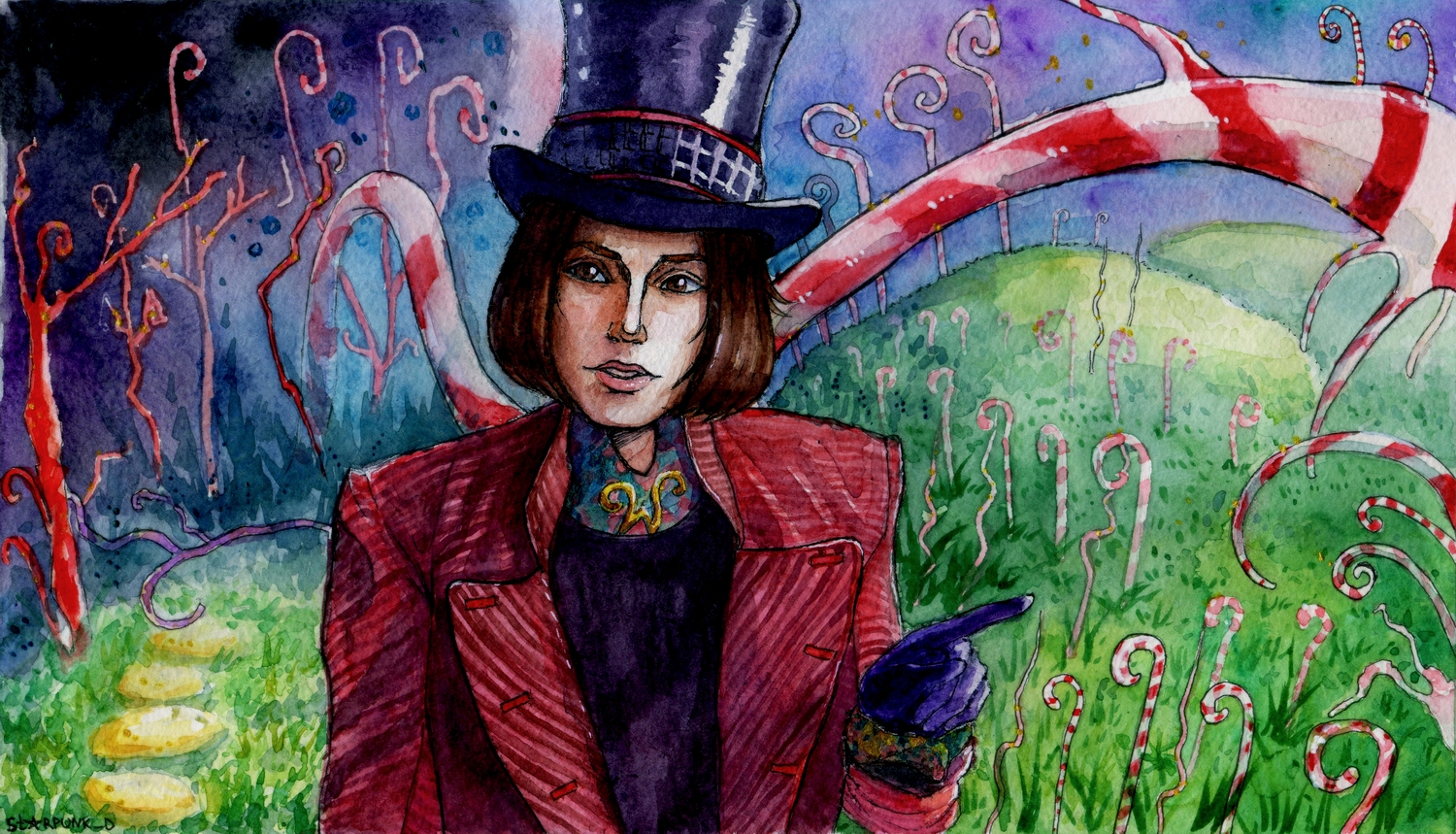 Willy Wonka Illustration