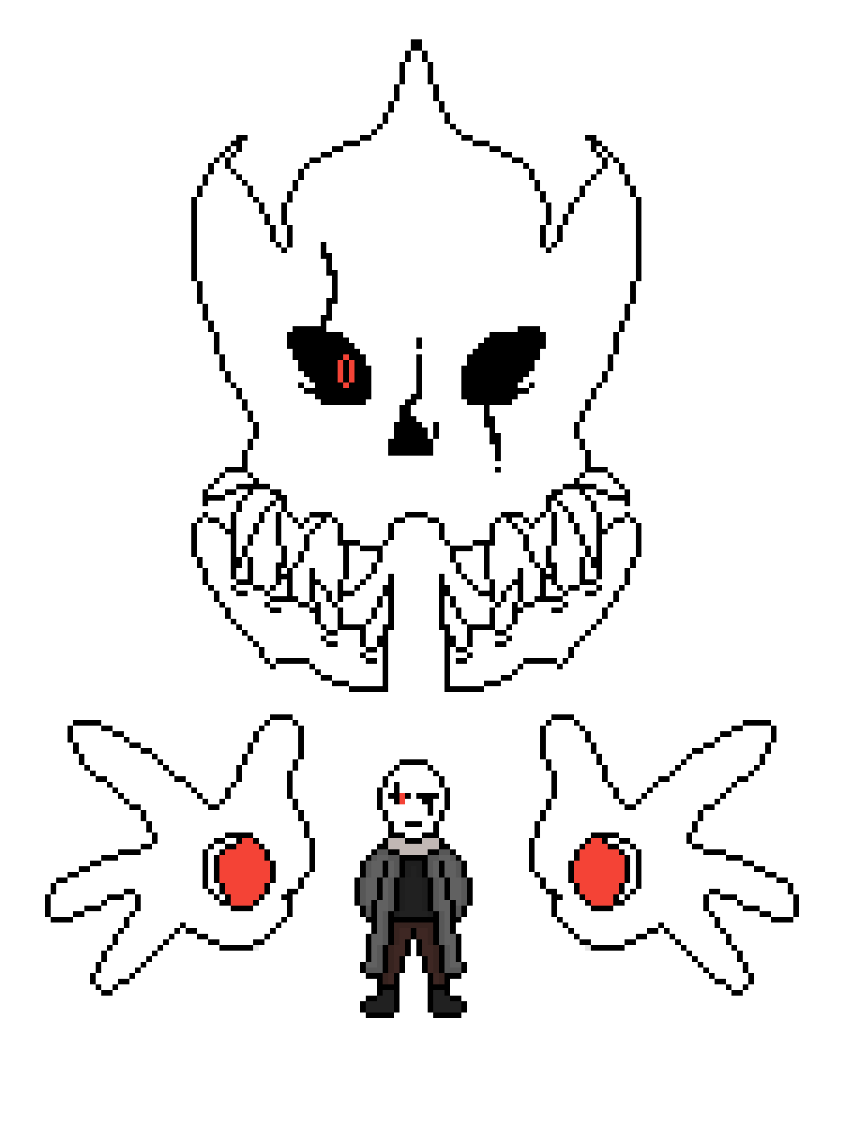 Gaster Hand Pixel Art : Thanks you all soo much for watching!