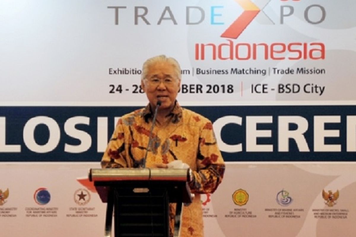 Menteri Perdagangan, Enggartiasto Lukita secara resmi menutup perhelatan Trade Expo Indonesia (TEI) 2018 di ICE BSD City, Tangerang, Banten, Minggu (28/10/2018).