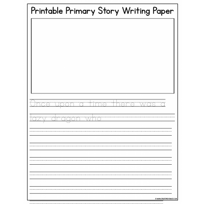 CreatePrintables - Editable Printable Primary Story Writing Paper ...