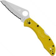 Spyderco C88SYL2 Salt 2 dentado, amarillo