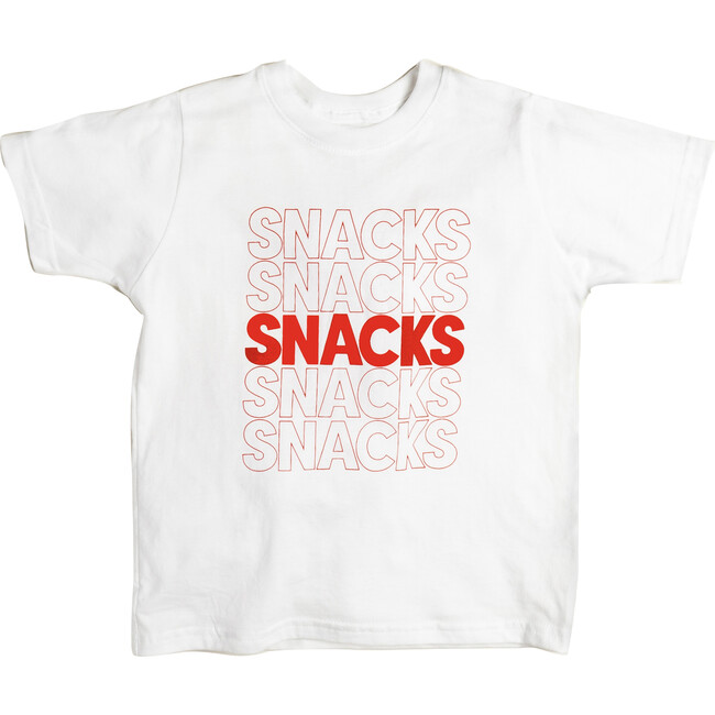 Snacks Tee Shirt, White