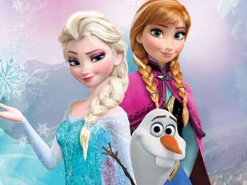 ElsaeAnnadiFrozen jigsaw puzzle online