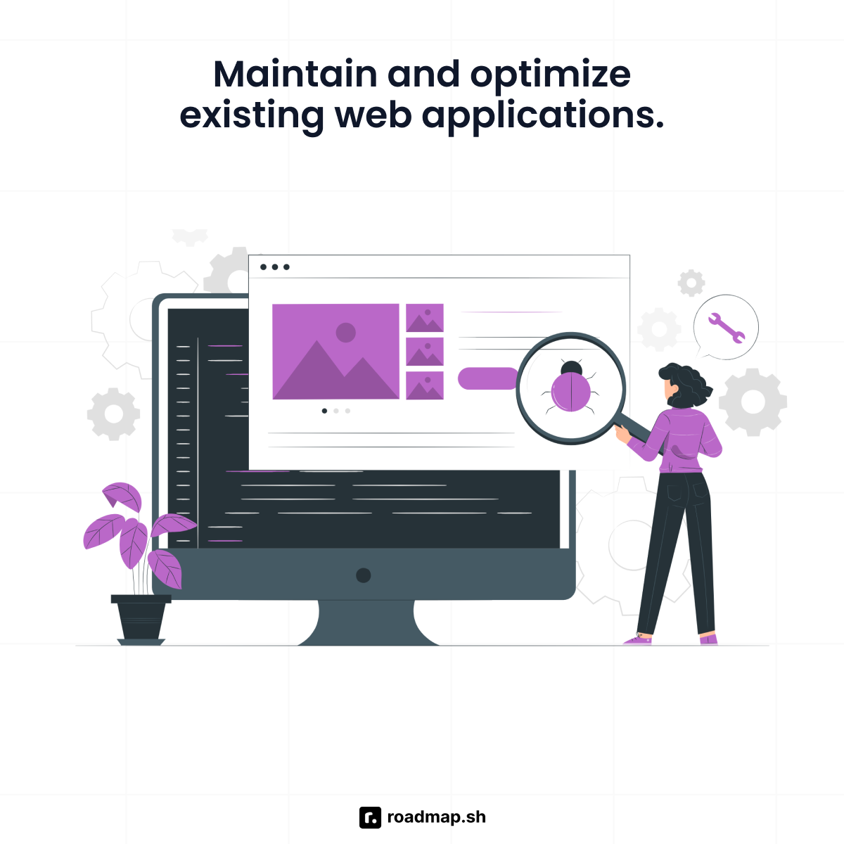 Maintain and optimize performance of an existing web application.