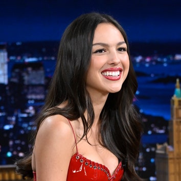 Olivia Rodrigo Wore a Red Mini Dress That’s Essentially Made of Belts