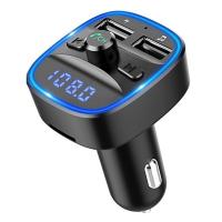 Sunwhale FM Transmitter, Bluetooth FM Transmitter Wireless Radio Adapter Car Kit with Dual USB Charging Car Charger MP3 Player