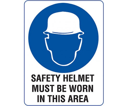 Safety Helmet Must Be Worn In This Area Safety Sign | At-Call Safety