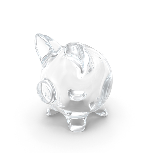 Glass Piggy Bank PNG & PSD Images