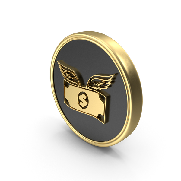 Dollar Flying Coin Logo Symbol Icon PNG & PSD Images