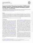 Research paper thumbnail of Impacts for whom? Assessing inequalities in NSF-funded broader impacts using the Inclusion-Immediacy Criterion