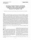 Research paper thumbnail of Prevalence, Virulence Potential, and Antibiotic Susceptibility Profile of Listeria monocytogenes Isolated From Bovine Raw Milk Samples Obtained From Rajasthan, India