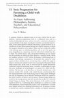 Research paper thumbnail of Stoic Pragmatism For Parenting a Child With Disabilities