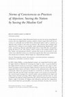 Research paper thumbnail of Norms of Convivencia as Practices of Abjection: Saving the Nation by Saving the Mus lim Girl