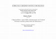 Research paper thumbnail of Spazi politici e spazi della comunicazione nei Comuni (Toscana centrale, prima metà del Duecento), Roma, 31 maggio ore 17.00