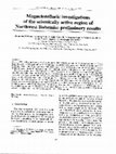 Research paper thumbnail of Magnetotelluric investigations of the seismically active region of Northwest Bohemia: preliminary results