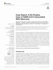 Research paper thumbnail of Case Report: A Re-Positive Case of SARS-CoV-2 Associated With Glaucoma