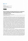 Research paper thumbnail of Recent Foraminifers and Stable Isotopes Records on a Bathymetric Transect off Portugal (Cruise JC089) and implications for the Palaeoxygenation proxy